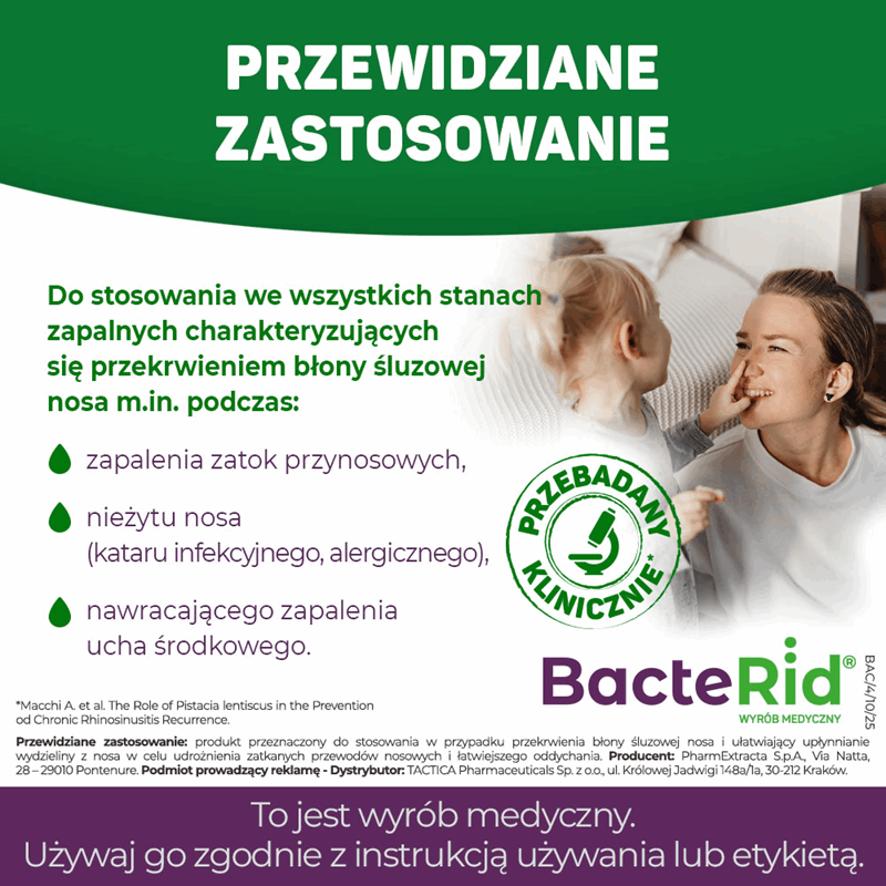 BacteRid krople do nosa, 15 ml