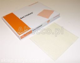 BACTIGRAS Opatrunek parafinowy z chlorhexydyną 10cm x 10cm 1 szt.