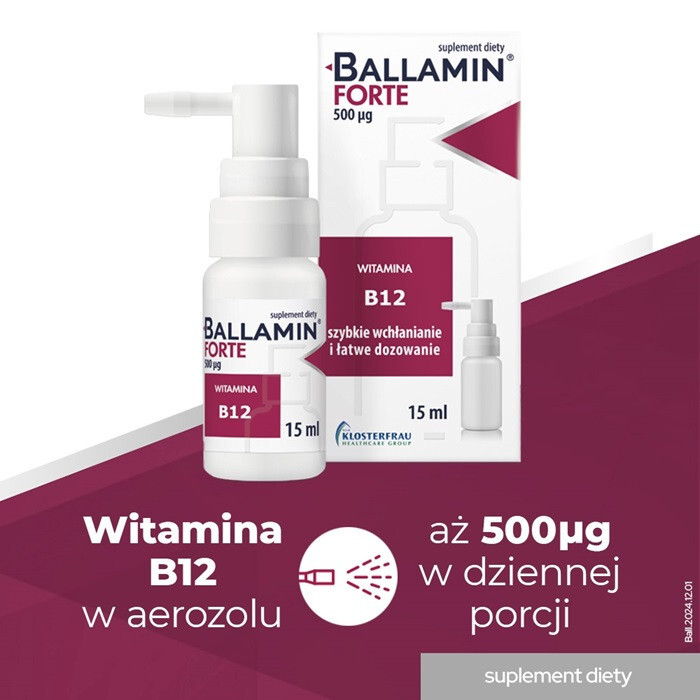 Ballamin Forte aerozol doustny 15 ml