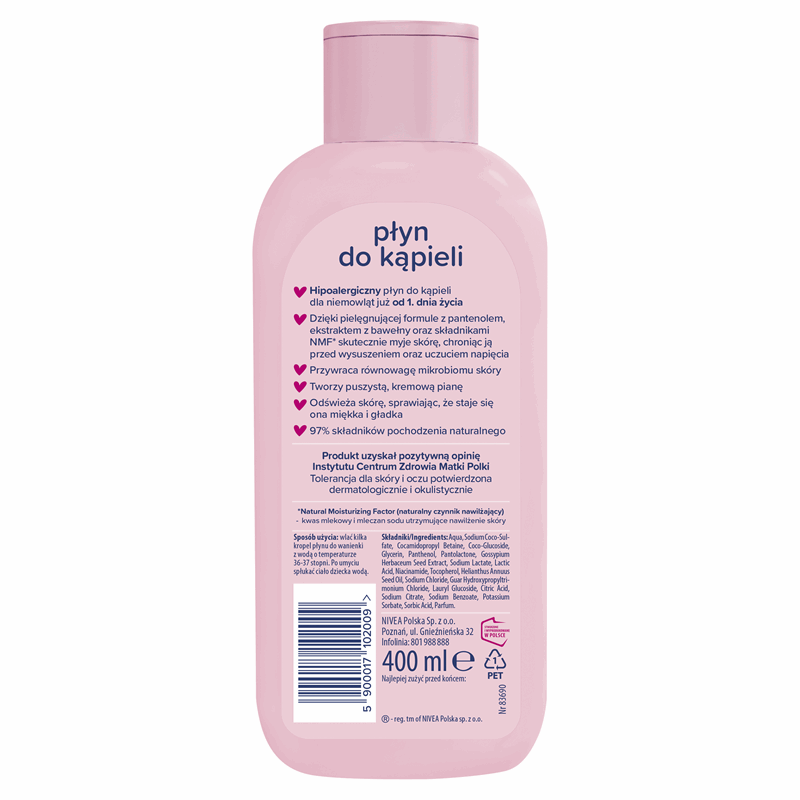 Bambino Hipoalergiczny płyn do kąpieli, 400 ml