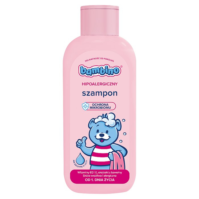 Bambino Hipoalergiczny Szampon od 1. dnia życia, 400 ml
