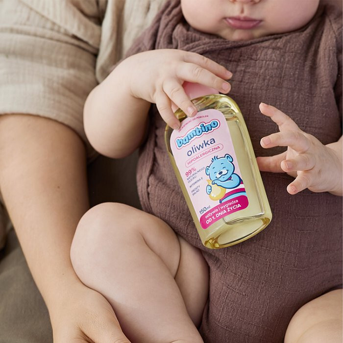 Bambino oliwka hipoalergiczna od 1. dnia życia, 150 ml