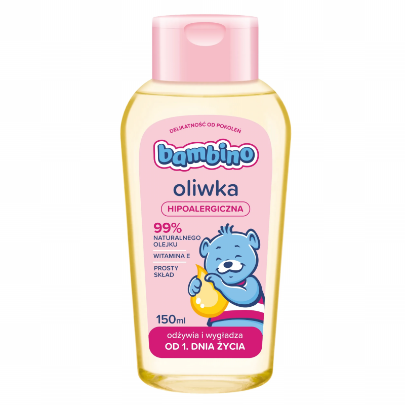 Bambino oliwka hipoalergiczna od 1. dnia życia, 150 ml