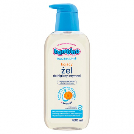 BAMBINO Rodzina Kojący Żel Do Higieny Intymnej 400 ml