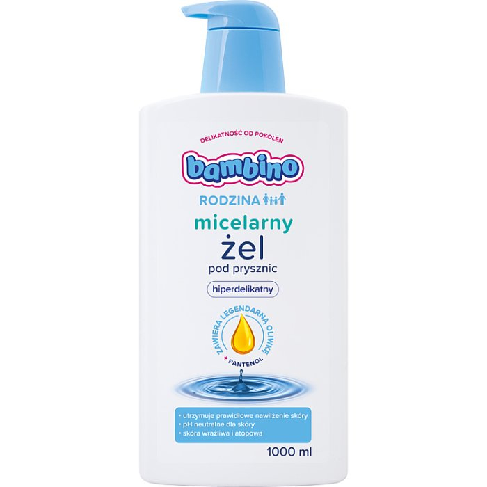 Bambino Rodzina micelarny żel pod prysznic, 1000 ml