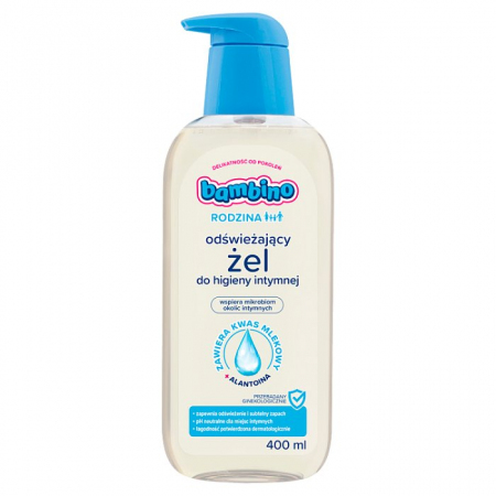 BAMBINO Rodzina odświeżający Żel do higieny intymnej 400 ml