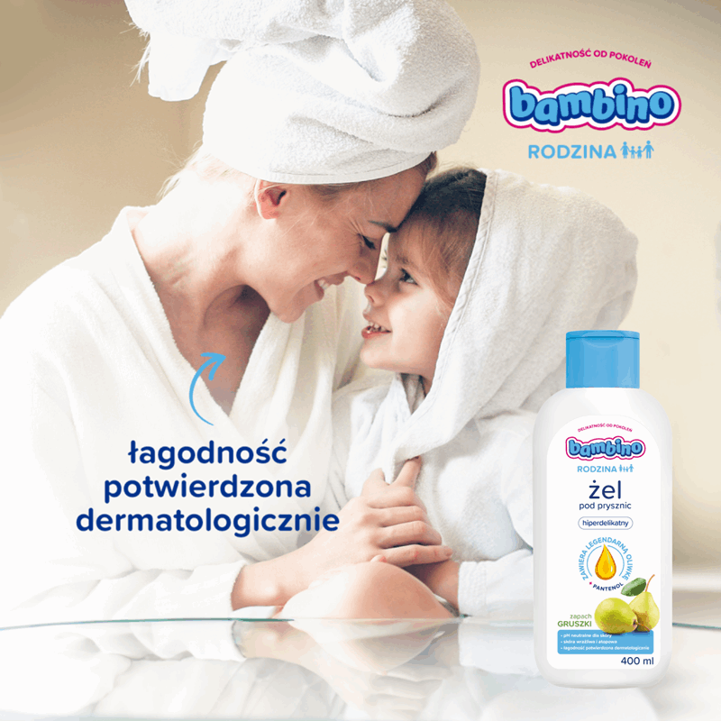 BAMBINO Rodzina Żel pod prysznic Gruszka 400 ml