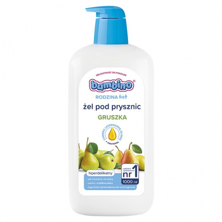 Bambino Rodzina Żel pod prysznic o zapachu gruszki, 1000 ml