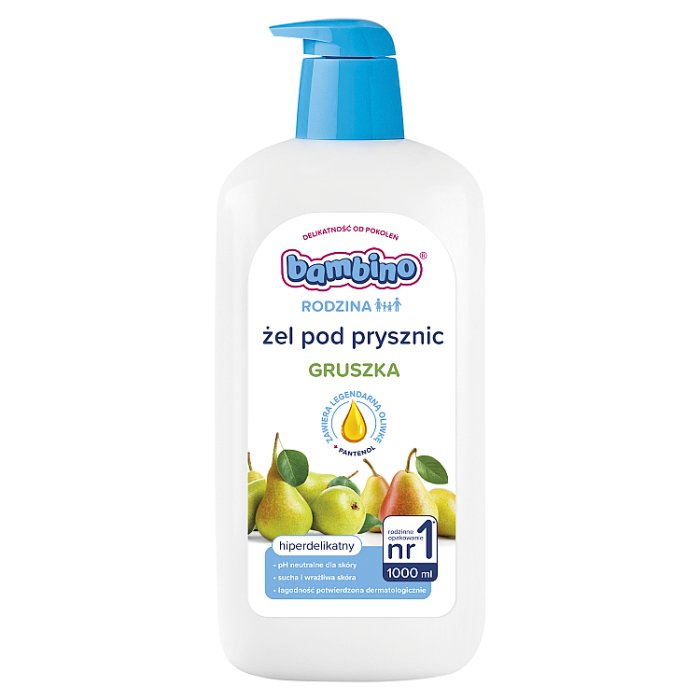Bambino Rodzina Żel pod prysznic o zapachu gruszki, 1000 ml