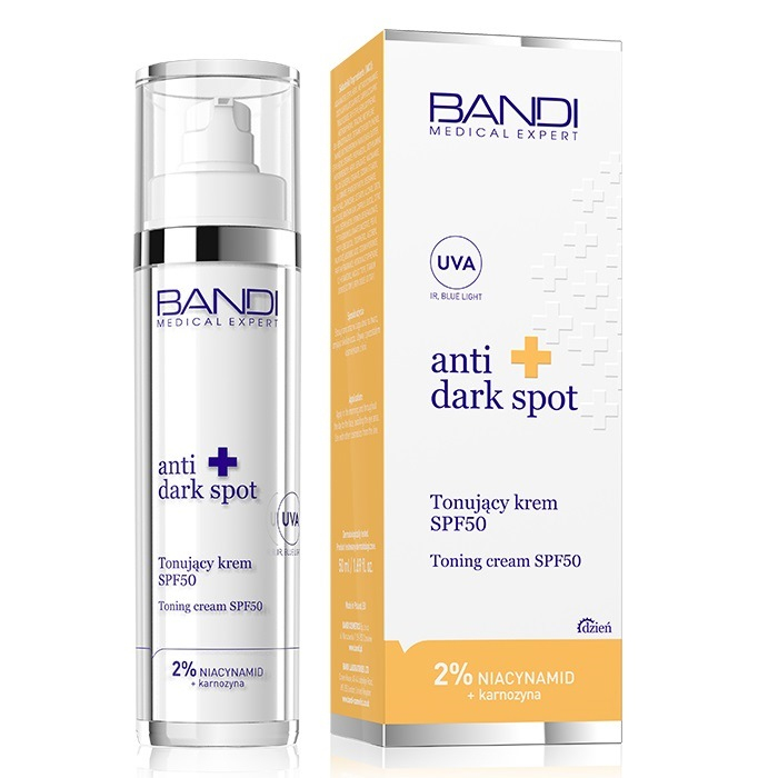 Bandi Anti Dark Spot tonujący krem ochrony SPF50, 50 ml