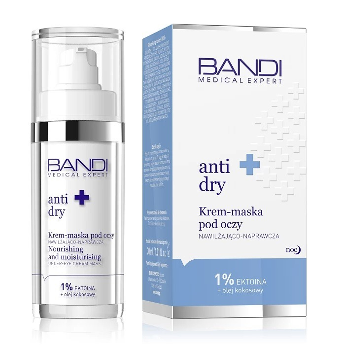Bandi Anti Dry krem-maska pod oczy nawilżająco-naprawcza, 30 ml