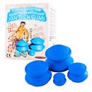 Bańki bezogniowe gumowe, akupunkturowe 4 szt.