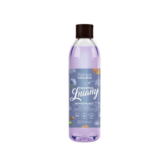 Barwa Naturalna szampon wzmacniający lniany, 300 ml