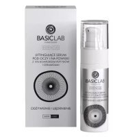 BasicLab liftingujące serum pod oczy i na powieki z peptydami i ceramidami, 15 ml