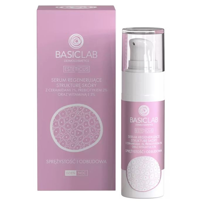 BasicLab serum regenerujące strukturę skóry z ceramidami, 30 ml