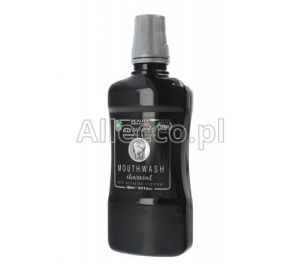 BEAUTY FORMULAS Płyn do płukania jamy ustnej z aktywnym węglem 500 ml