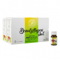 Beautyllagen Shot o smaku jabłko-limonka 30 ml, 30 szt.