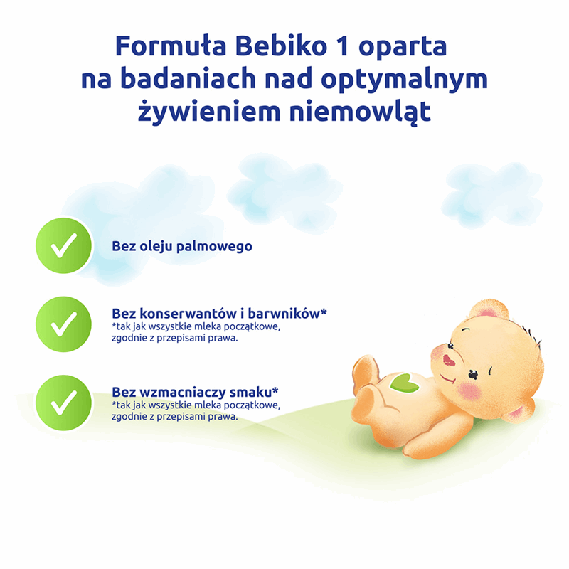 Bebiko 1 NutriFlor Expert Mleko początkowe dla niemowląt od urodzenia 350 g