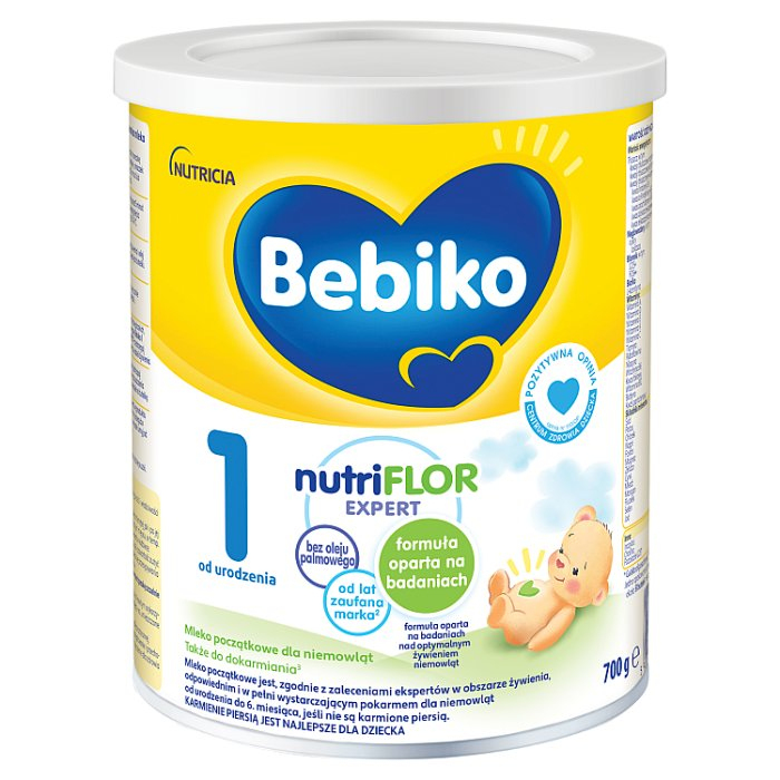 Bebiko 1 NutriFlor Expert Mleko początkowe dla niemowląt od urodzenia 700 g