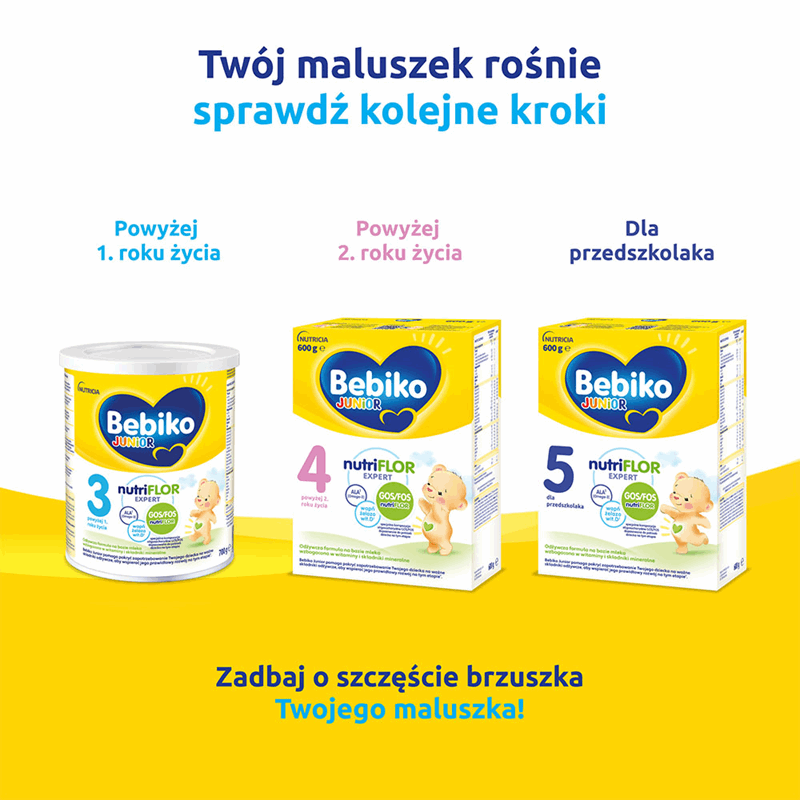 Bebiko 2 NUTRIflor Expert Mleko następne dla niemowląt powyżej 6. miesiąca życia 700 g