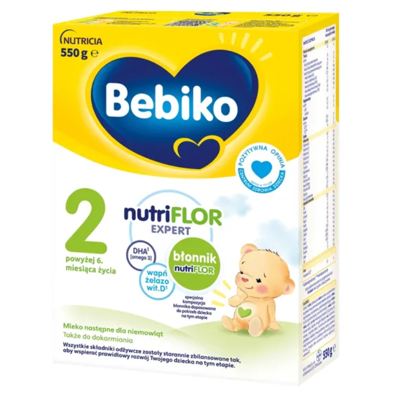 Bebiko 2 NutriFlor Expert Mleko następne powyżej 6. miesiąca, 550 g