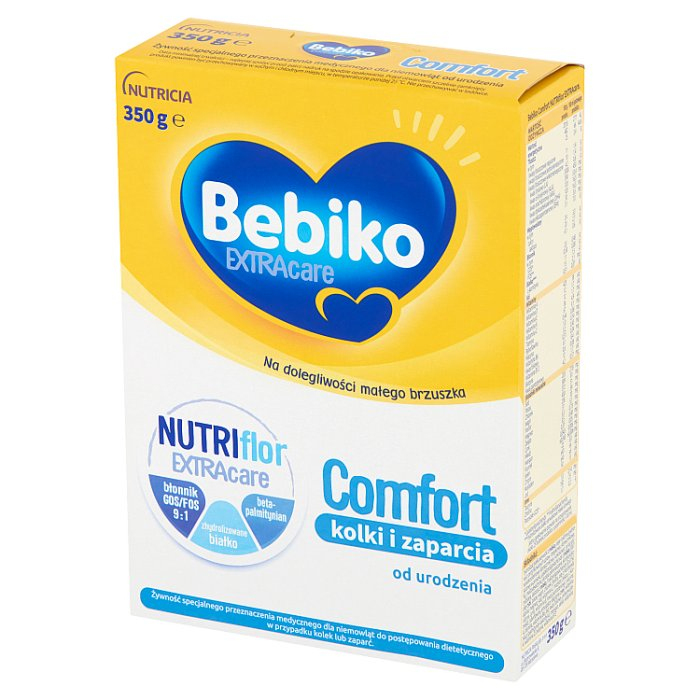 Bebiko Comfort NUTRIflor EXTRAcare Żywność specjalnego przeznaczenia dla niemowląt od urodzenia 350 g