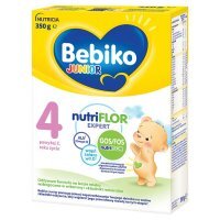 Bebiko Junior 4 NUTRIflor Expert Odżywcza formuła na bazie mleka dla dzieci powyżej 2. roku życia 350 g
