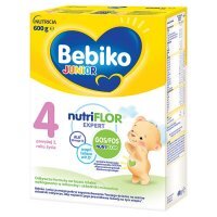 Bebiko Junior 4 NUTRIflor Expert Odżywcza formuła na bazie mleka dla dzieci powyżej 2. roku życia 600 g