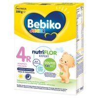 Bebiko Junior 4R NUTRIflor Expert Odżywcza formuła na bazie mleka z kleikiem ryżowym dla dzieci powyżej 2. roku życia 350 g