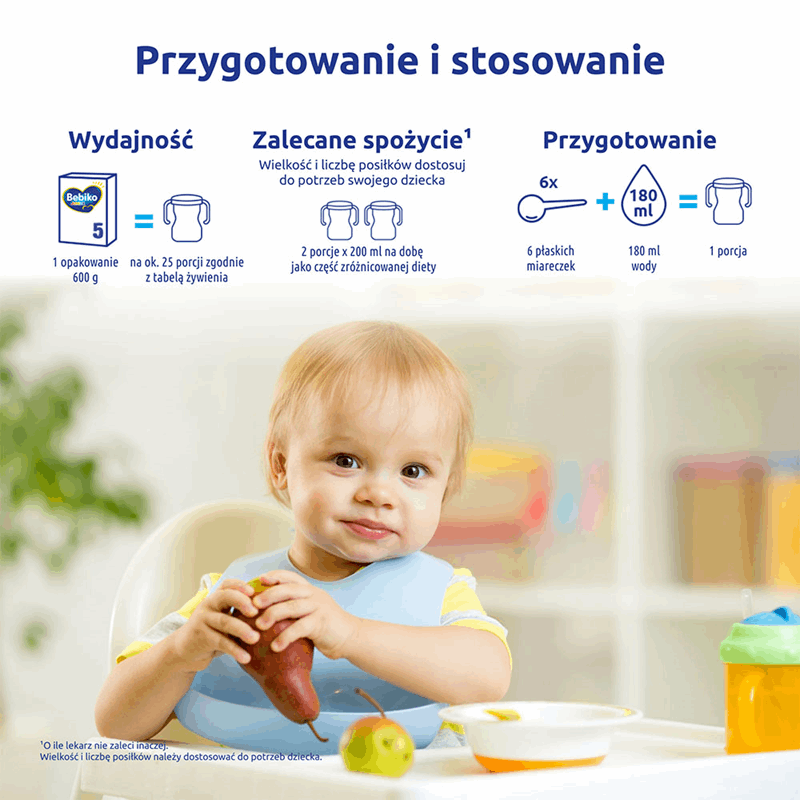 Bebiko Junior 5 NUTRIflor Expert Odżywcza formuła na bazie mleka dla przedszkolaka 600 g