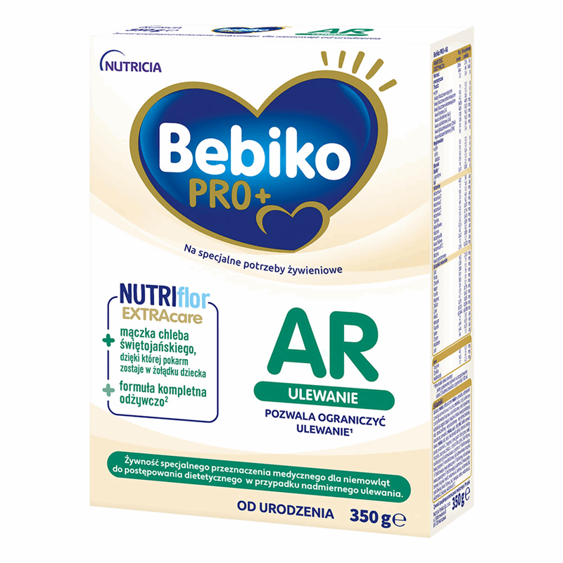 Bebiko PRO+ AR żywność specjalnego przeznaczenia dla niemowląt od urodzenia, 350 g