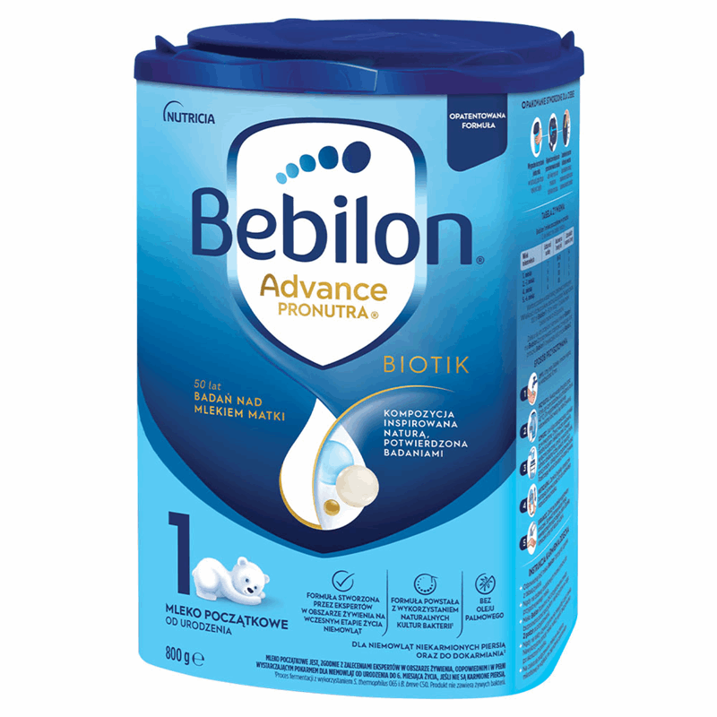 Bebilon 1 Advance Pronutra Biotik mleko początkowe od urodzenia, 800 g