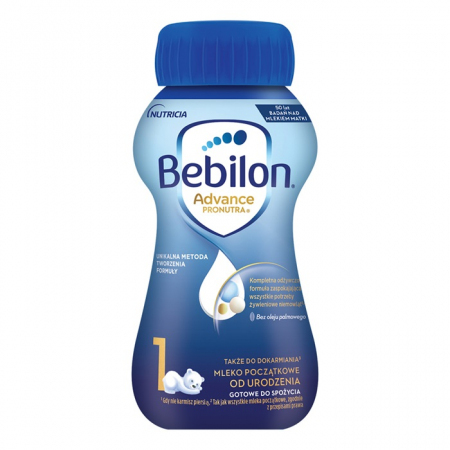 Bebilon Advance Pronutra 1 w płynie mleko początkowe gotowe do spożycia, 24 x 90 ml