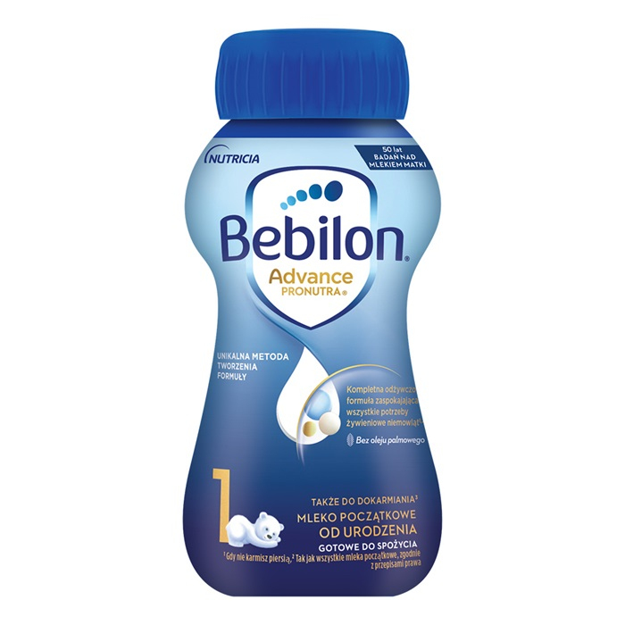 Bebilon 1 z Pronutra-ADVANCE Mleko w płynie 200 ml (od urodzenia)