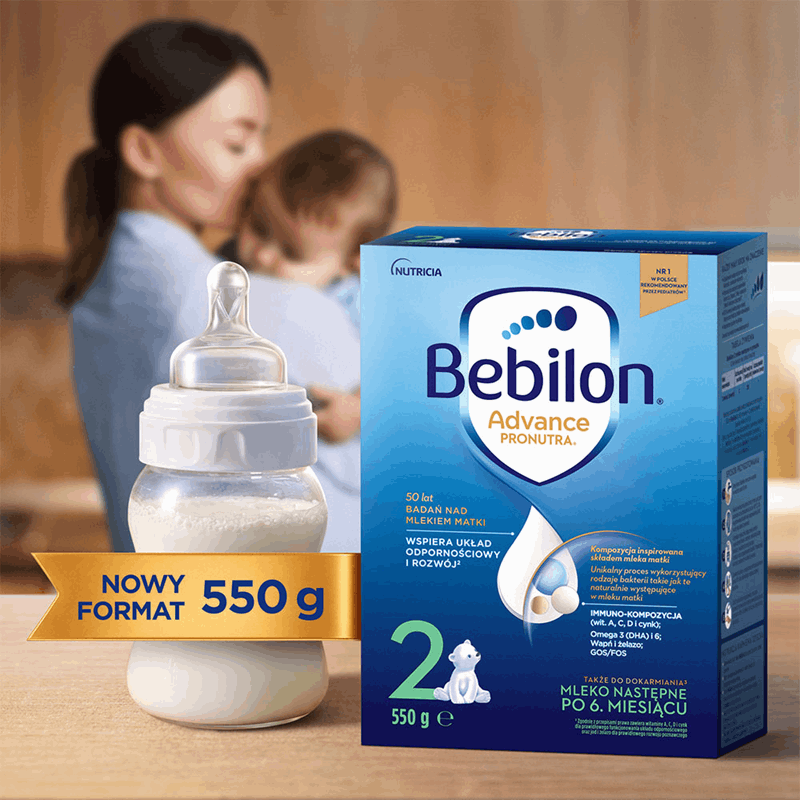 Bebilon 2 Advance Pronutra Mleko następne po 6. miesiącu, 550 g