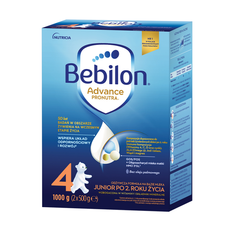 Bebilon 4 Advance Pronutra junior po 2 roku, 1000 g