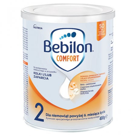 Bebilon Comfort 2 mleko następne od 6. miesiąca, 400 g