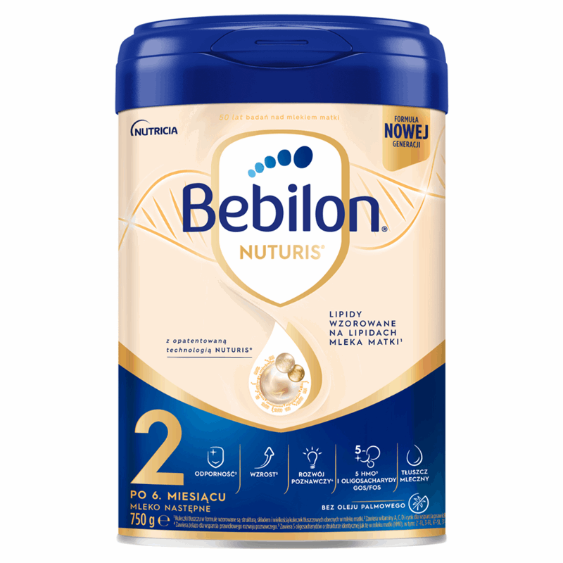 Bebilon Nuturis 2 mleko następne po 6. miesiącu, 750 g