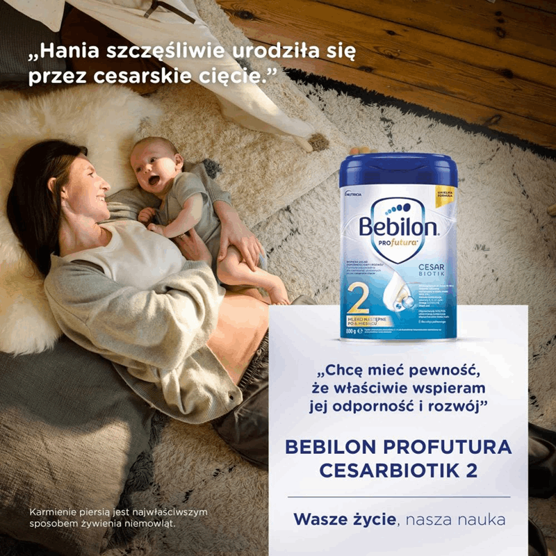 Bebilon ProFutura Cesar Biotik 2 Mleko następne po 6. miesiącu 800 g