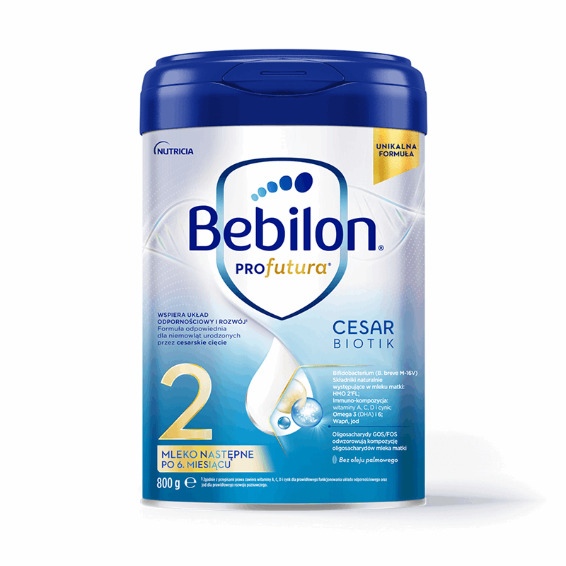 Bebilon ProFutura Cesar Biotik 2 Mleko następne po 6. miesiącu 800 g