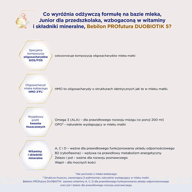 Bebilon Profutura Duo Biotik 5 formuła na bazie mleka Junior po 3. roku życia, 800g