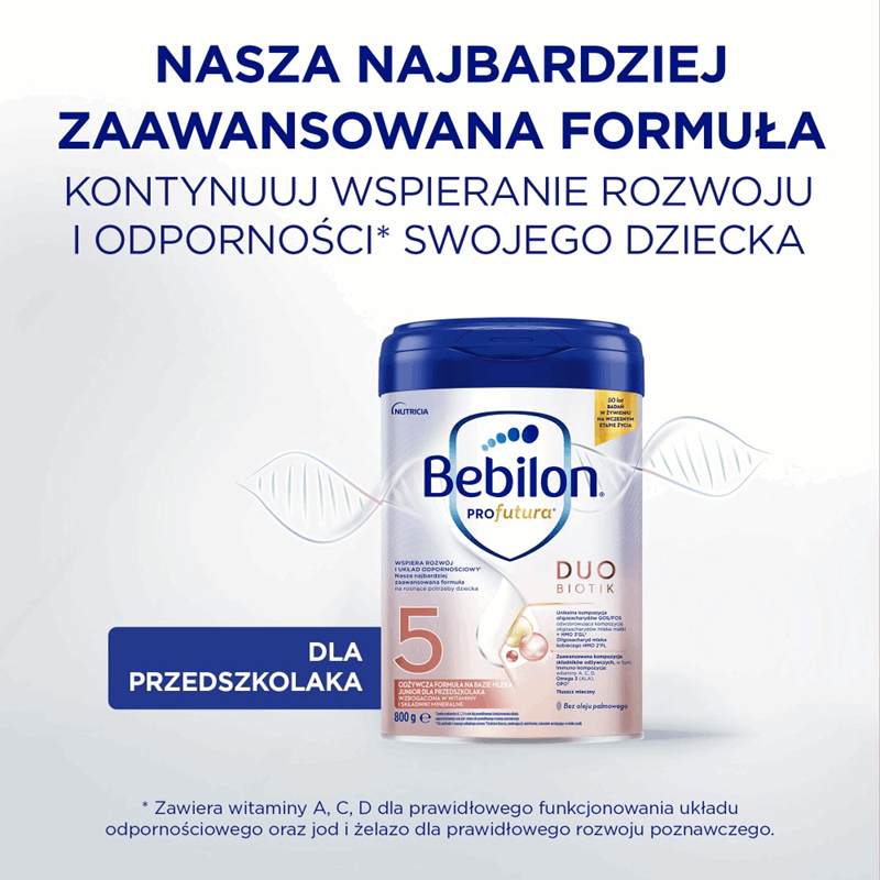 Bebilon Profutura Duo Biotik 5 formuła na bazie mleka proszek, 800 g