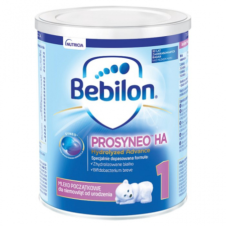 Bebilon ProSyneo HA 1 Mleko początkowe dla niemowląt od urodzenia 400 g