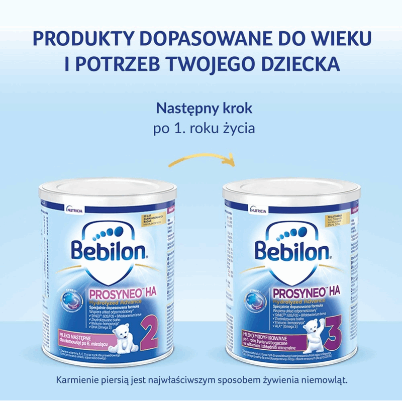 Bebilon Prosyneo HA 2 mleko modyfikowane następne po 6. miesiącu życia, 400 g