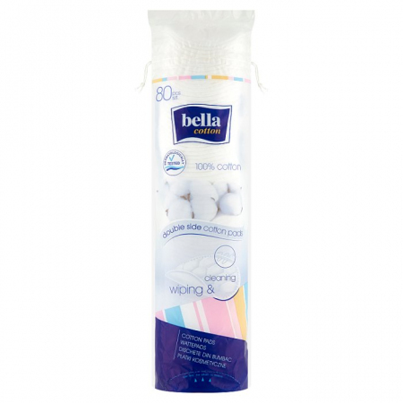 BELLA COTTON Płatki kosmetyczne (okrągłe) 80 szt.