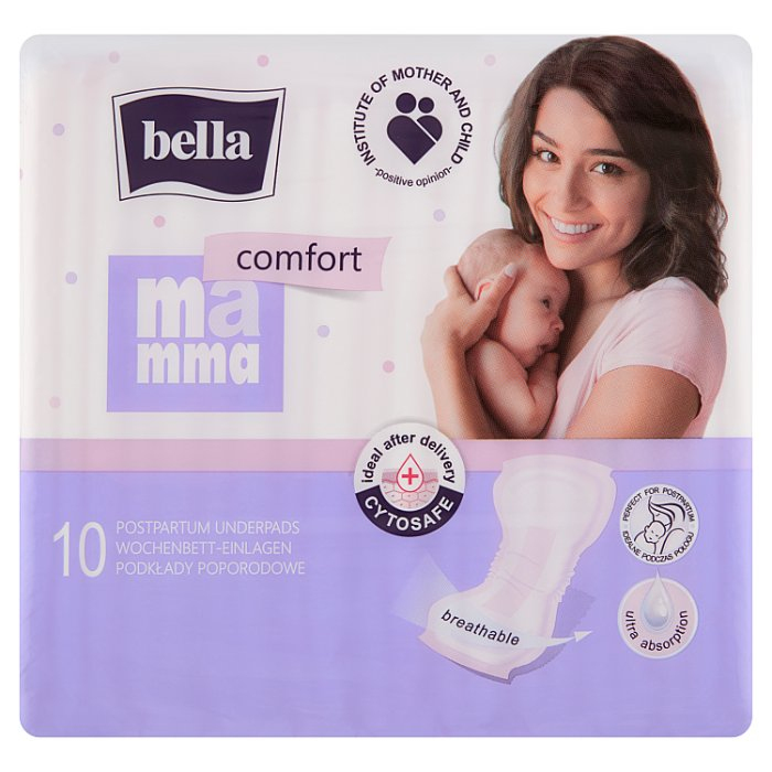 Bella Mamma Comfort podkłady higieniczne poporodowe, 10 szt.