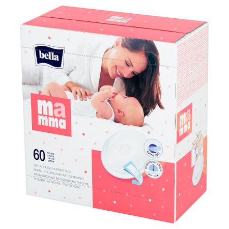 BELLA MAMMA Wkładki laktacyjne z przylepcem 60 szt.
