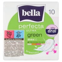 BELLA PERFECTA ULTRA GREEN Podpaski ze skrzydełkami 10 szt.