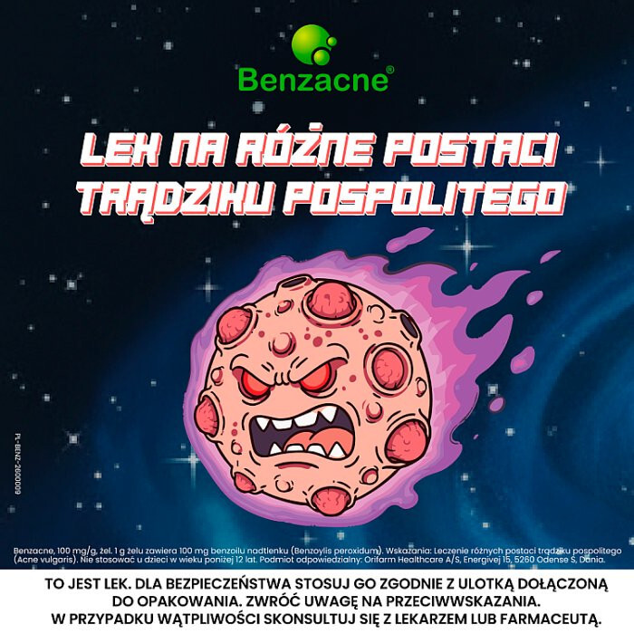 Benzacne 100 mg/g żel, 20 g