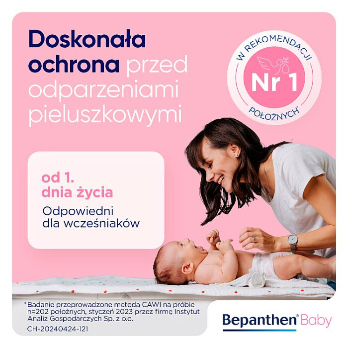 Bepanthen Baby maść ochronna na odparzenia u niemowląt, 30 g